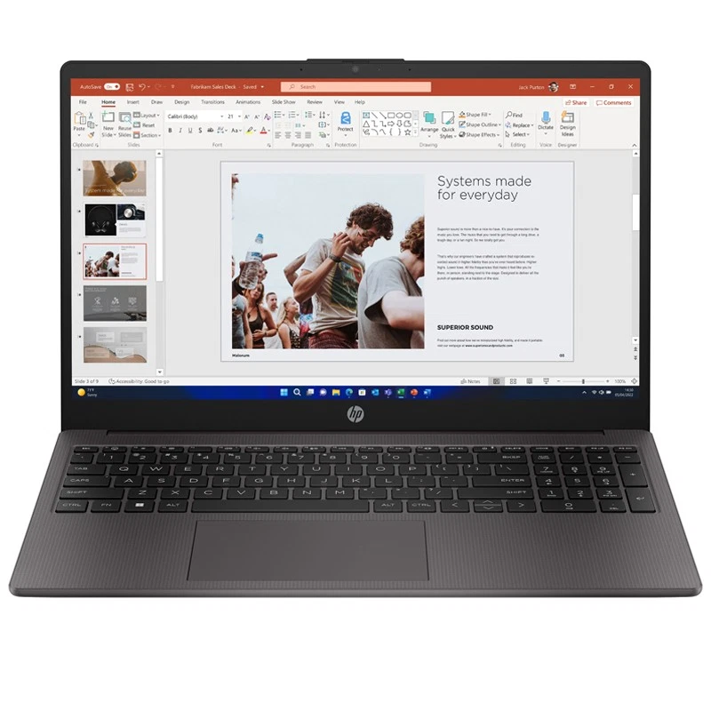 HP 250 G10 (6F203EA) - NOTEBOOK 15.6 HD - CPU INTEL CELERON N4500 - RAM 8GB - SS - Immagine 1 di 1