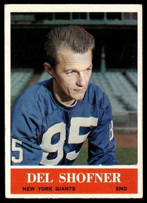 1964 Philadelphia Del Shofner New York Giants #123 - Image 1 of 2