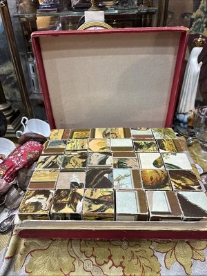 ancien jeux jouet puzzles de cubes - Photo 1/4