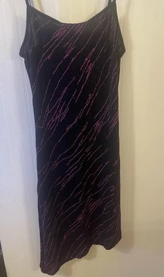 Vestido de Fiesta Y2K Pulse Negro Brillante Rosa Caliente Estampado de Cebra Talla Grande  Foto 1 de 4