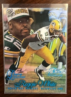 REGGIE WHITE LEGACY /100 1997 Flair Showcase Collection  #081/100 ROW 1 - Image 1 of 3