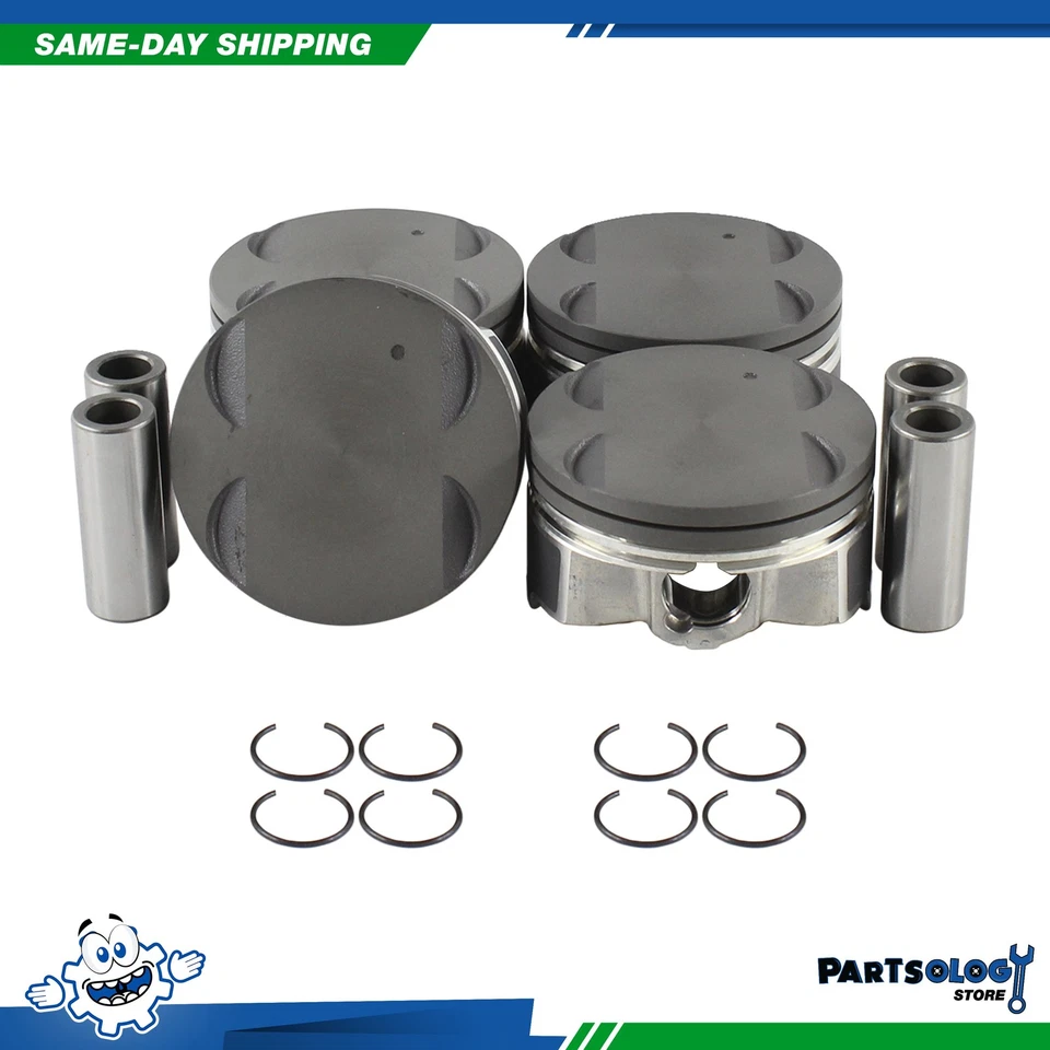DNJ P340 horas Juego completo de pistones para 09-11 Chevrolet Pontiac Aveo 1,6 L DOHC 16v Foto 1 de 1