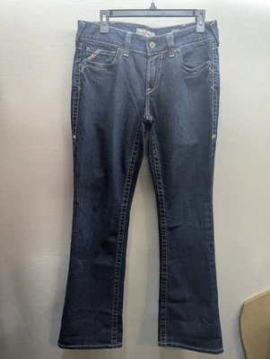 Pantalones de mezclilla Ariat FR para mujer talla 29 R tiro medio corte bota CAT 2 azul elástico 29x32 Foto 1 de 4