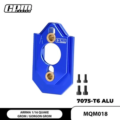 GPM 7075 Alloy Adjustable Motor Mount ARRMA 1/16 Quake Grom Gorgon Grom ARA-2598 - Image 1 of 4