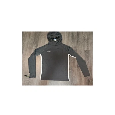 Nike Dri-FIT Hoodie Youth Unisex Soccer Football Gray White Athletic Top - Image 1 of 4