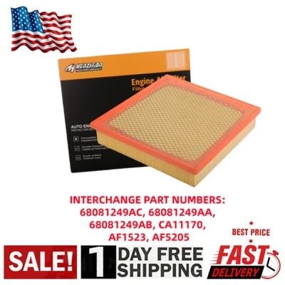 Filtro de aire del motor 68081249AC para Dodge Journey Avenger Chrysler 200 3,6 L Foto 1 de 4