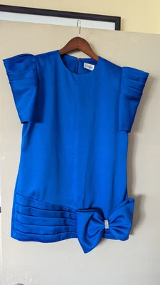 1980-е винтажное выпускное платье топ Neiman Marcus размер 12 - Изображение 1 из 4