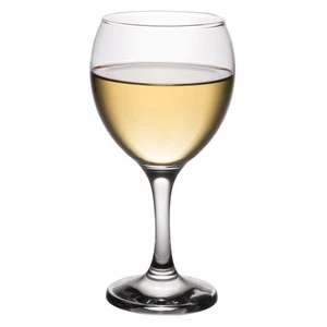 Set of 4 Classic Clear Glass Stemmed White Wine/Water Drinking Goblets, 8.75 oz - Picture 1 of 7