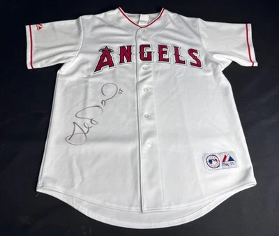 Joe Saunders Signed Angels Custom Baseball Jersey PSA AP87195 - Image 1 of 3