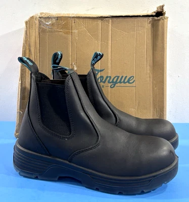 NUEVO EN CAJA 7 M REDBACK STATION PUNTERA COMPUESTA AZUL LENGÜETA BOTAS SEGURIDAD SIN CORDONES NEGRAS Foto 1 de 4