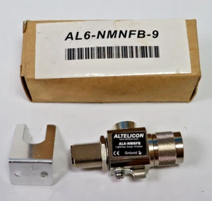 New L-Com AL6-NMNFB-9  Bulkhead Lightning Protector 0-3GHz 90V - Picture 1 of 4