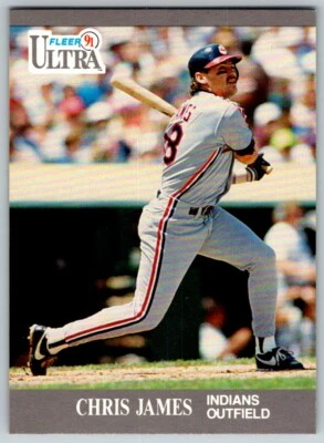 1991 ULTRA CHRIS JAMES CLEVELAND INDIANS #111B - Image 1 of 2