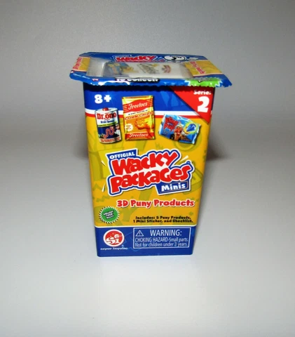 WACKY PACKAGES MINI SERIES 2 3D PUNY PRODUCTS RANDOM BLIND BOX Cover