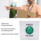 Door Release Button Stainless Steel 12‑24V Push To Exit NO NC COM Switch Acc GDB