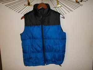 Vtg STEVE & BARRY'S DOUBLE DOWN PUFFY WINTER SKI VEST Small Medium - Picture 1 of 6