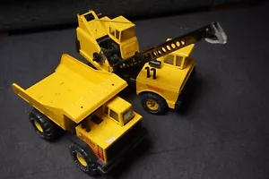 Joblot Tonka Crane & Tipper Dump Truck Kids Toys (4097) - Picture 1 of 10