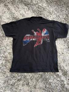 Vintage Led Zeppelin T Shirt Icarus UK Mens Size Large Rock 70s 60s - Picture 1 of 10
