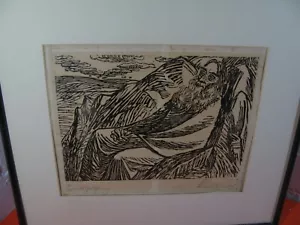 Ernst Barlach 1870 1938 Holzschnitt der siebte Tag 1923 (E 130) - Bild 1 von 9