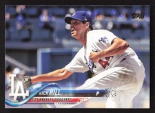 2018 Topps Series 1 Rich Hill #121 Los Angeles Dodgers