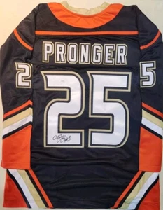 Chris Pronger signed Custom signed Jersey auto autograph certified JSA size XL - Picture 1 of 2