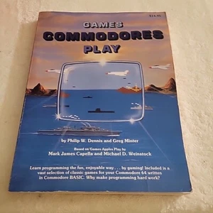 Games Commodores Play Paperback Book by Dennis & Minter - Picture 1 of 2