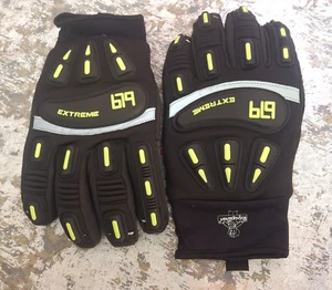 Guanti congelatore RefrigWear 679 Extreme taglia Large T679R neri con pennino touchscreen - Foto 1 di 9