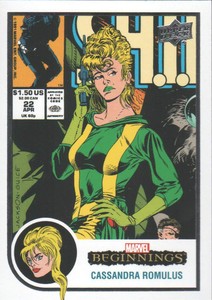 2022 Upper Deck Marvel Beginnings Volume 2 Series 1 Cards #126 Cassandra Romulus