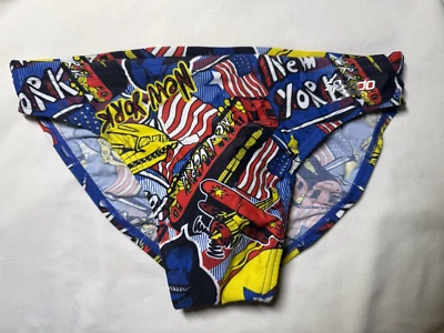 Traje de natación Speedo 34 New York vintage para hombre raro Foto 1 de 3