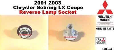 2001 2003 Chrysler Sebring Coupe Sedan LX soquete de lâmpada reversa OEM novo OEM - Imagem 1 de 3
