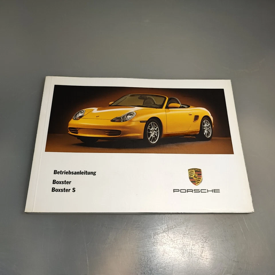 Betriebsanleitung PORSCHE  BOXSTER BOXSTER S  2002 2003 Bordbuch Handbuch - Bild 1 von 1