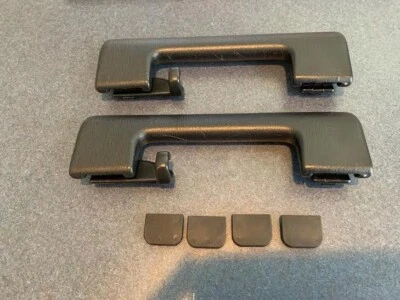 92-00 OEM Lexus SC300 SC400 TRASERO agarre lateral manijas de techo izquierda y derecha NEGRAS Foto 1 de 2