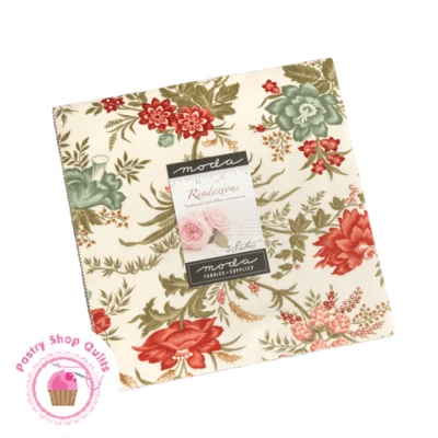 Moda RENDEZVOUS 3 Sisters LAYER CAKE 42 10" Squares Quilting Fabric - Image 1 of 4