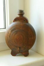 Rar Early Antique Small Wooden Barrel Originally Painted Canteen Barrel Keg Jug