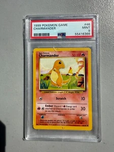 1999 POKEMON GAME #46 CHARMANDER PSA 9 MINT - Picture 1 of 2