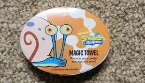 NIP Spongebob Squarepants Gary Magic Towel From 2009 - Picture 1 of 7