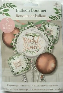 Bridal Shower 5 x Foil Balloons Bouquet Hen Party Bridal Shower Party Decoration - Picture 1 of 1