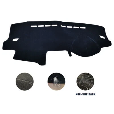 Black Dash Mat Non-Slip For Volkswagen VW Polo 6R Series 2010-2017 DASHMAT Cover - image 1 of 4