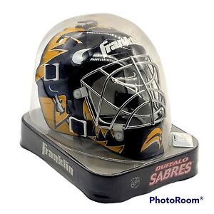 NEW Buffalo Sabres NHL Hockey Franklin Sports Replica Mini Goalie Mask 5" x 6"