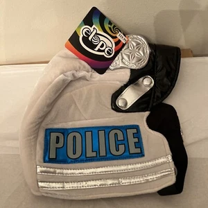 Police Motorcycle Soft Helmet White Hat Helmet - NEW! - Picture 1 of 6