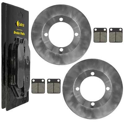 Передние L & R тормозные диски и колодки для Suzuki Eiger 400 LTA400 LTA400F 2002-2007 - Изображение 1 из 4