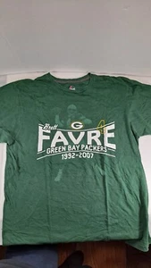 Green Bay Packers Brett Favre #4 green xl t-shirt - Picture 1 of 3