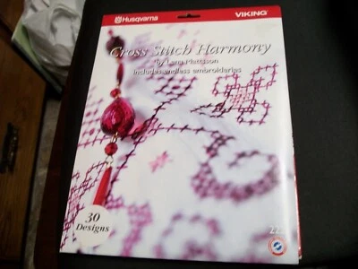 Husqvarna Viking Punto de Cruz Armonía Bordado 222 Set 920 249-096 Foto 1 de 2