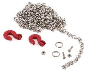 Racers Edge 1/10 Scaler Tow Hooks & Chain Set [RCE3410] - Picture 1 of 2