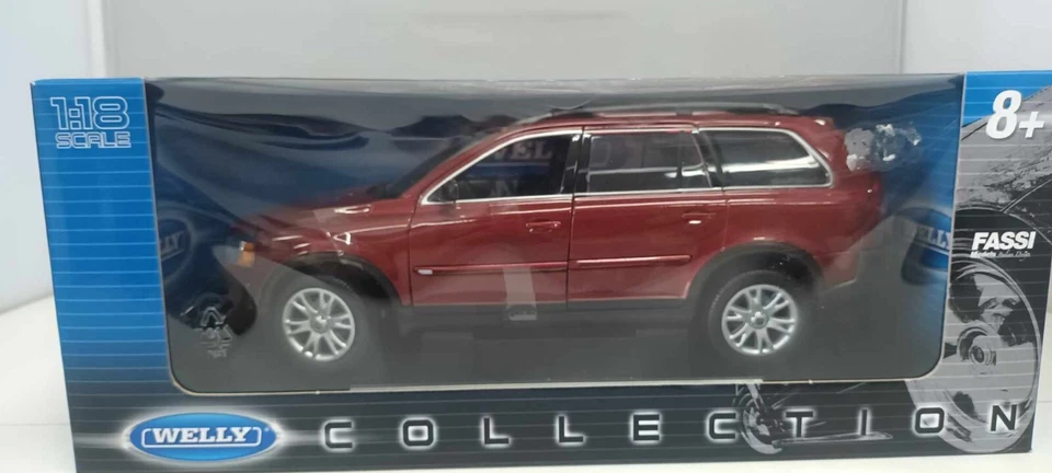 Volvo XC90 V8 - 4x4 - 2004 Welly 1:18 Bordeaux Metallizzato Nuovo - Immagine 1 di 4