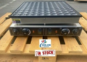 NEU 100 Stck. Mini Pfannkuchen Maschine Antihaftbeschichtet Elektrisch Poffertjes Bäcker Niederländische Maschine - Bild 1 von 6