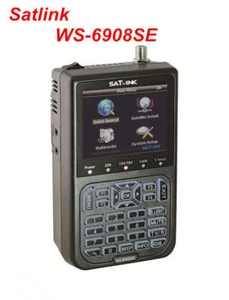 SATLINK WS-6908SE Digital Satellite Meter Finder Support KB-LIGHT&BACKLIGHT QPSK - Foto 1 di 7