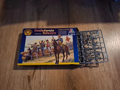 PETITS SOLDATS 1/72e "CONFEDERATE INFANTRY THE GRAYS" 1998 ITALERI 6014 NEUF - Photo 1/2