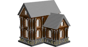 lego OLD RUSTIC MANSION instructions PDF, LDD and  Inventory List 3442 pieces - Zdjęcie 1 z 3