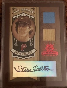 2005 Steve Carlton Diamond Kings Game Used Auto 1/5 Plus  - Picture 1 of 8