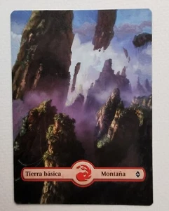 mtg magic the gathering alter, basic land, mountains, extended borders - Imagen 1 de 3